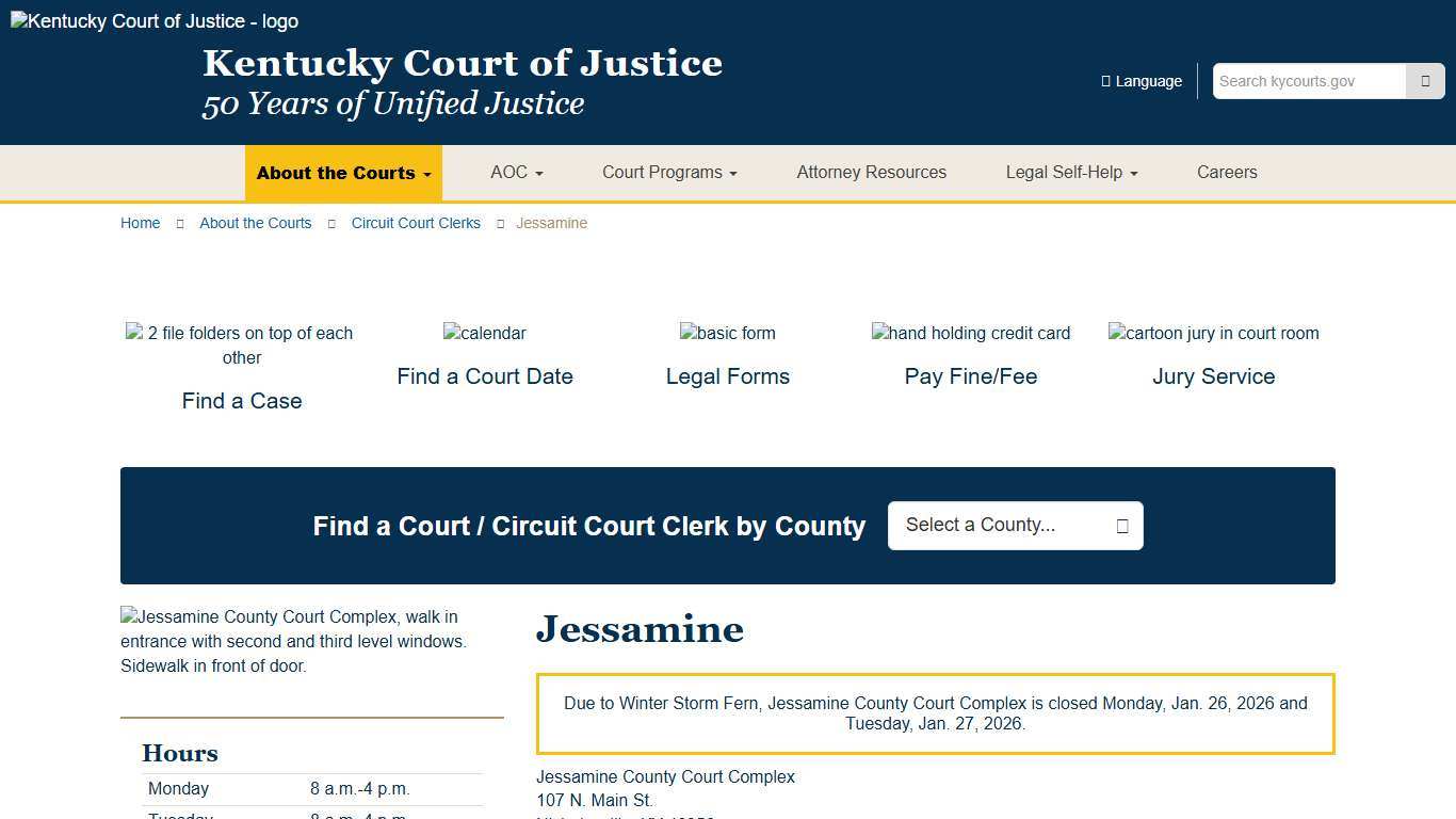 Jessamine - Kentucky Court of Justice